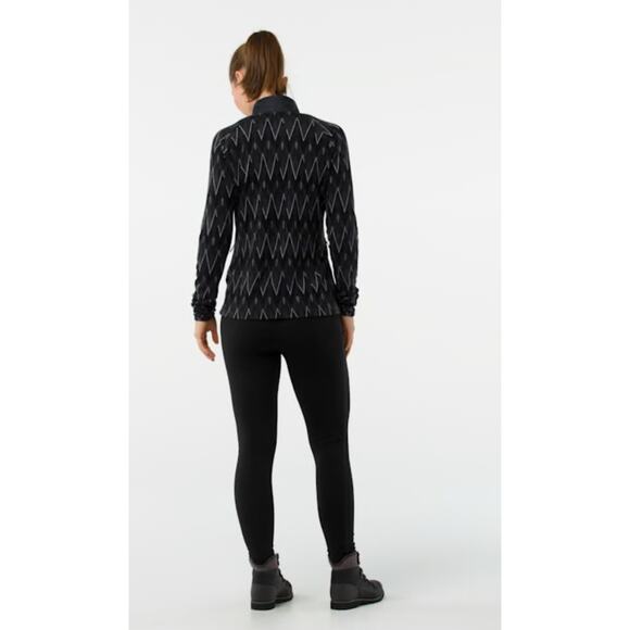 SMARTWOOL Smartloft 60 Jacket Women S Black Geometric Merino Wool SW014074 EUC - Picture 4 of 12